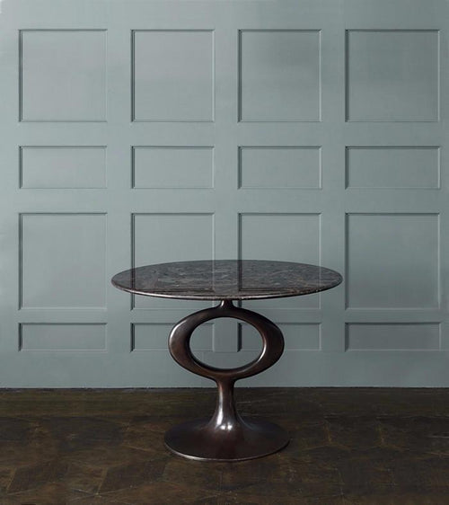 Op Round Table, Nickel plated
