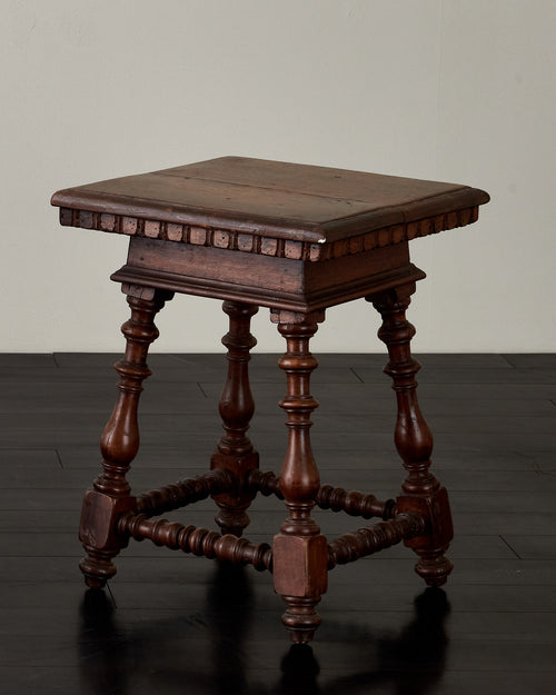 PAIR OF CARVED STOOLS