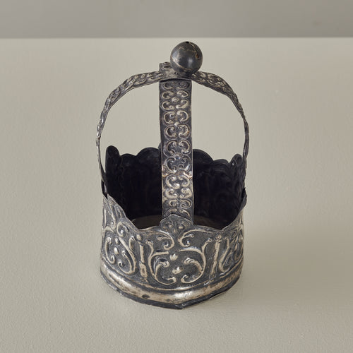 SILVER SPANISH COLONIAL SANTO CROWN