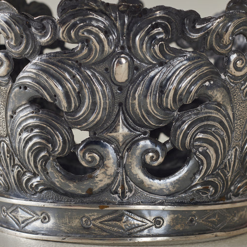 SILVER SPANISH COLONIAL SANTO CROWN