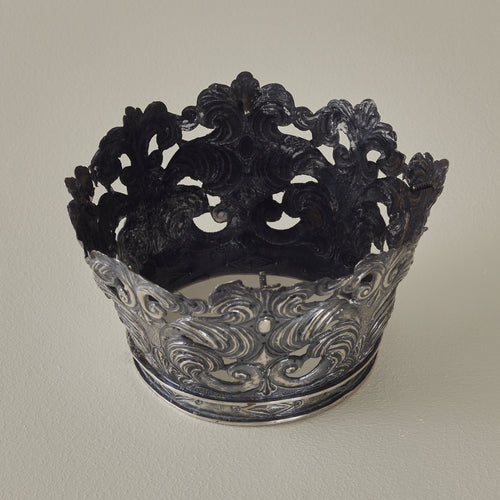 SILVER SPANISH COLONIAL SANTO CROWN