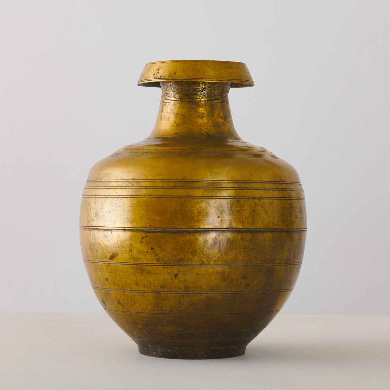 SPUN BRASS URN