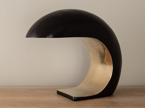 BRONZE NAUTILUS  TABLE LAMP BY CHRISTOPHER KREILING