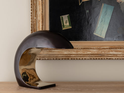 BRONZE NAUTILUS  TABLE LAMP BY CHRISTOPHER KREILING