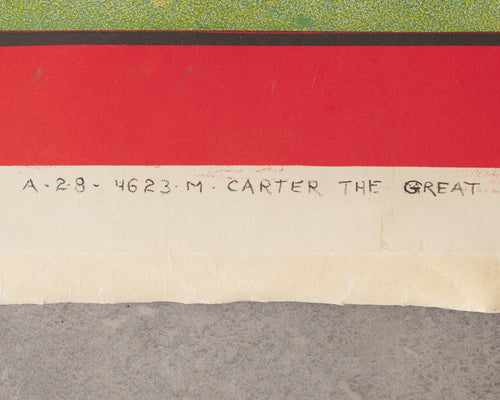 MASSIVE 4 - QUAD CARTER THE GREAT VINTAGE THEATER POSTER