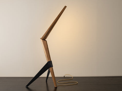 WOOMERA WOODEN FLOOR LAMP